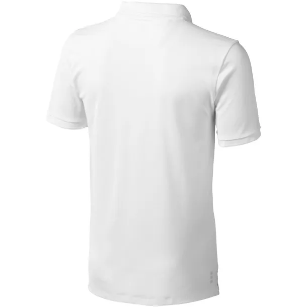 Calgary short sleeve men's polo - Elevate Life White