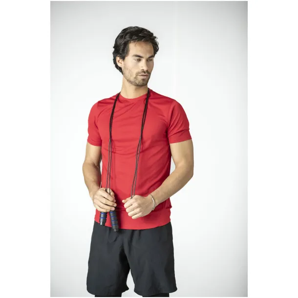 Austin soft skipping rope in recycled PET pouch Crna