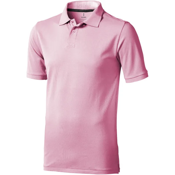 Calgary short sleeve men's polo - Elevate Life Light pink