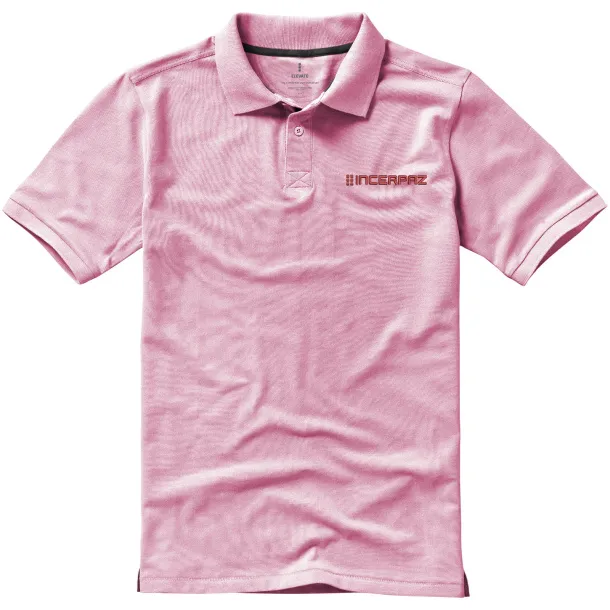 Calgary short sleeve men's polo - Elevate Life Light pink