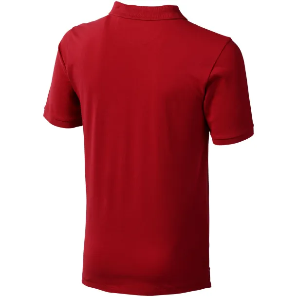 Calgary short sleeve men's polo - Elevate Life Red