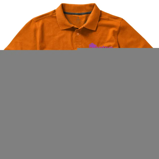 Calgary short sleeve men's polo - Elevate Life Orange