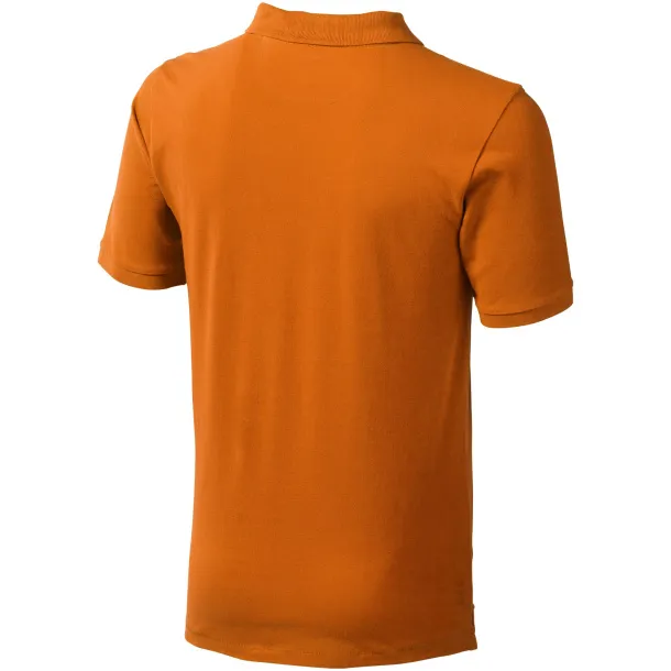 Calgary short sleeve men's polo - Elevate Life Orange