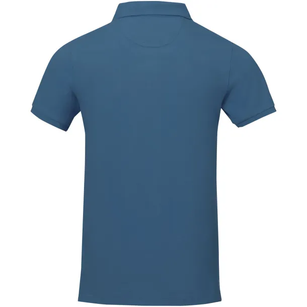 Calgary short sleeve men's polo - Elevate Life Tech blue