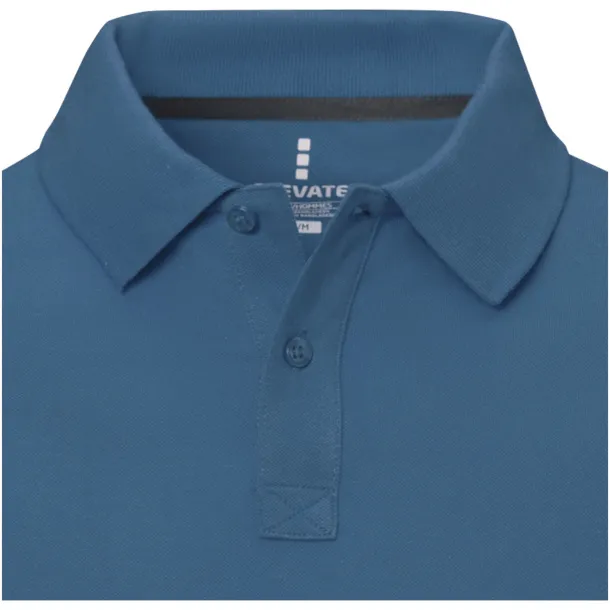 Calgary short sleeve men's polo - Elevate Life Tech blue