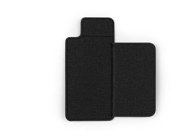 RICHY PU card holder and phone holder Black