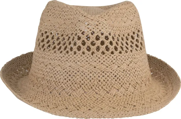  PANAMA STRAW HAT - K-UP Natural