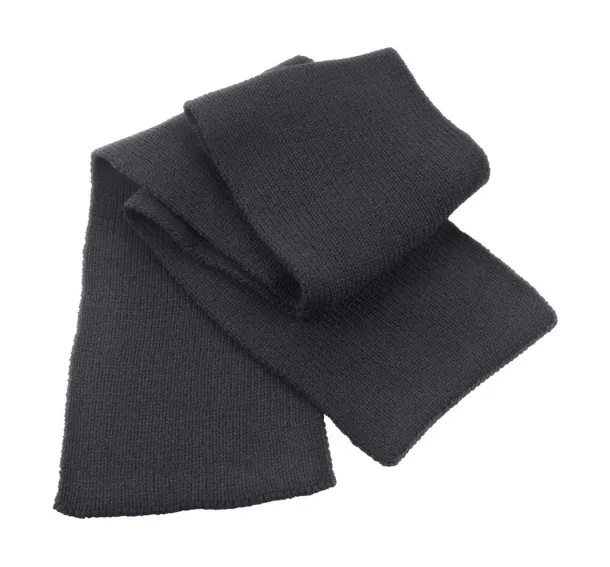  Classic Heavy Knit Scarf - Result Winter Essentials Charcoal