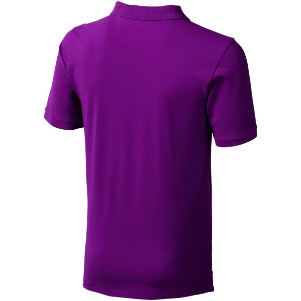 Calgary short sleeve men's polo - Elevate Life Plum