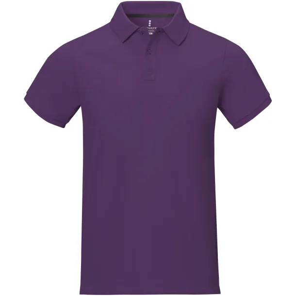 Calgary short sleeve men's polo - Elevate Life Plum