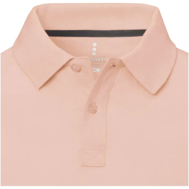 Calgary short sleeve men's polo - Elevate Life Pale blush pink