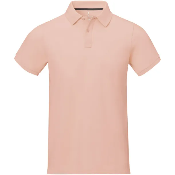 Calgary short sleeve men's polo - Elevate Life Pale blush pink