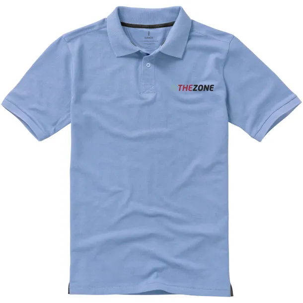 Calgary short sleeve men's polo - Elevate Life Light blue