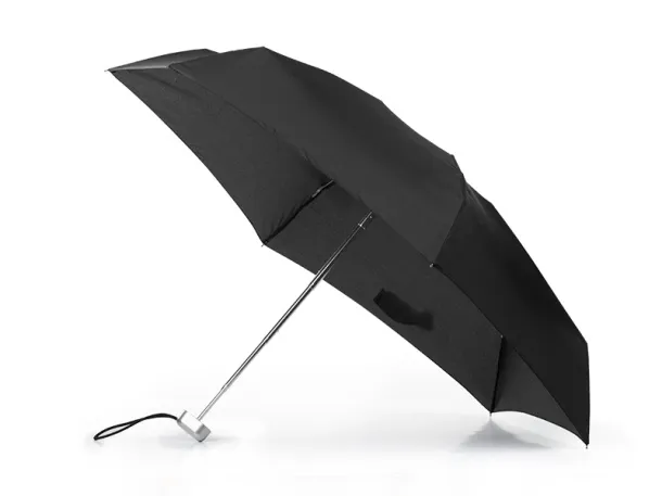 STERLING foldable umbrella with manual opening - CASTELLI Black