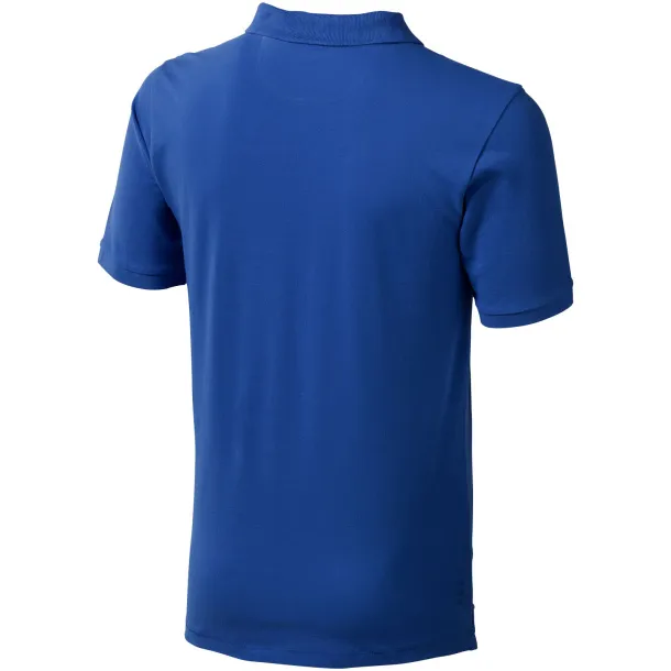 Calgary short sleeve men's polo - Elevate Life Blue