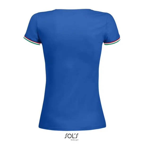  SOL'S RAINBOW WOMEN - SHORT SLEEVE T-SHIRT - SOL'S Royal blue Red