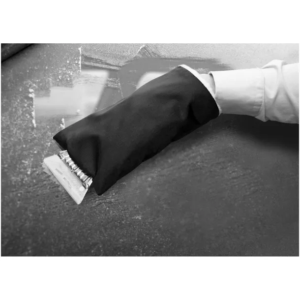 Colt ice scraper with glove Solid black