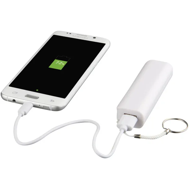 Span 1200 mAh power bank - Unbranded White