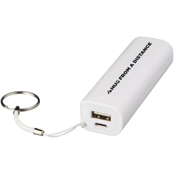 Span 1200 mAh power bank - Unbranded White