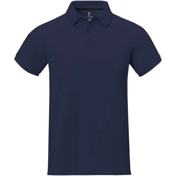 Calgary short sleeve men's polo - Elevate Life Navy Blue