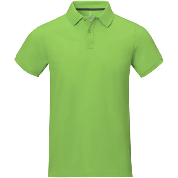 Calgary short sleeve men's polo - Elevate Life Apple Green