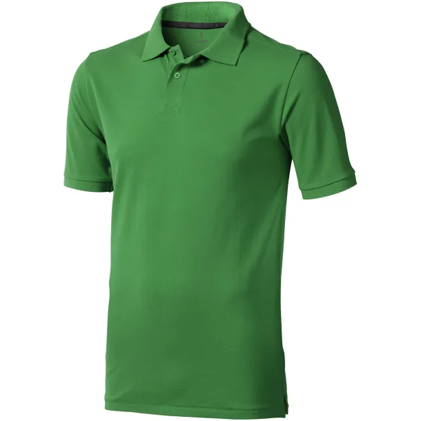 Calgary short sleeve men's polo - Elevate Life Fern green