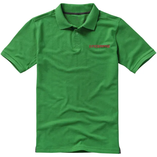 Calgary short sleeve men's polo - Elevate Life Fern green