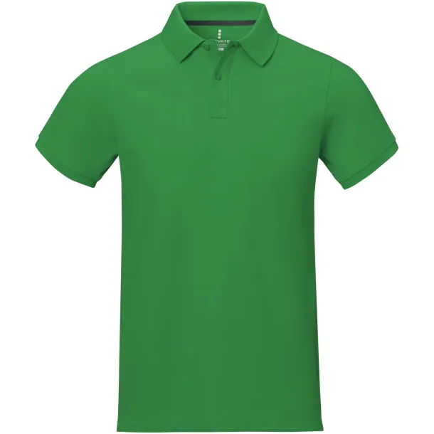 Calgary short sleeve men's polo - Elevate Life Fern green