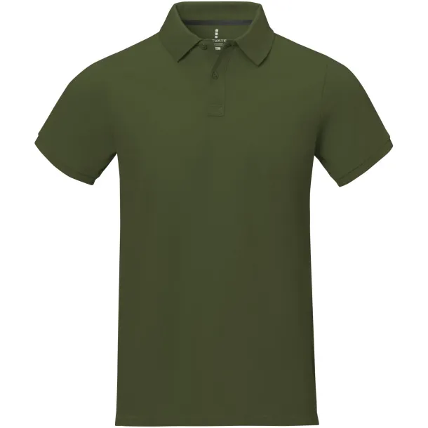 Calgary short sleeve men's polo - Elevate Life Army green