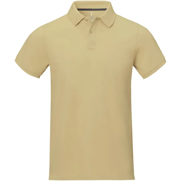 Calgary short sleeve men's polo - Elevate Life Khaki