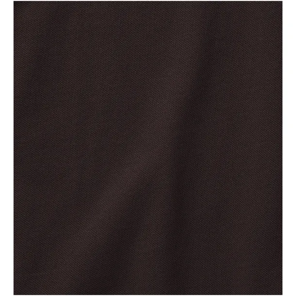 Calgary short sleeve men's polo - Elevate Life Chocolate brown