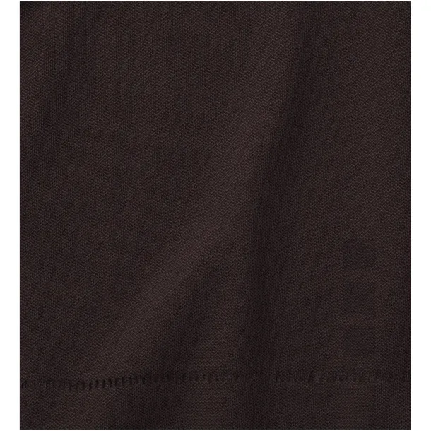 Calgary short sleeve men's polo - Elevate Life Chocolate brown