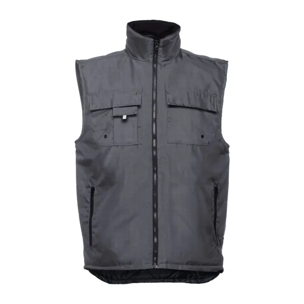 STOCKHOLM Workwear padded bodywarmer Grey