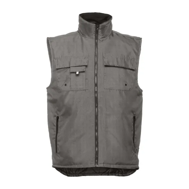 STOCKHOLM Workwear padded bodywarmer Grey