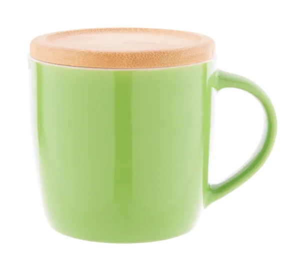 Hemera Plus šalica, 335 ml Zelena Bijela