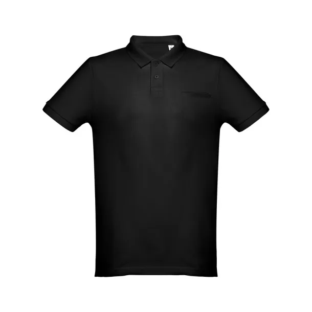 DHAKA Men's polo shirt Black