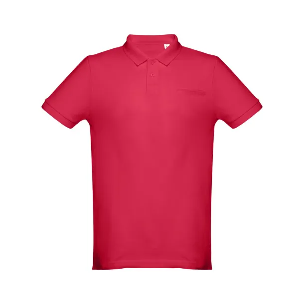 DHAKA muška polo majica, 195 g/m² Crvena