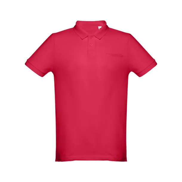 DHAKA muška polo majica, 195 g/m² Crvena