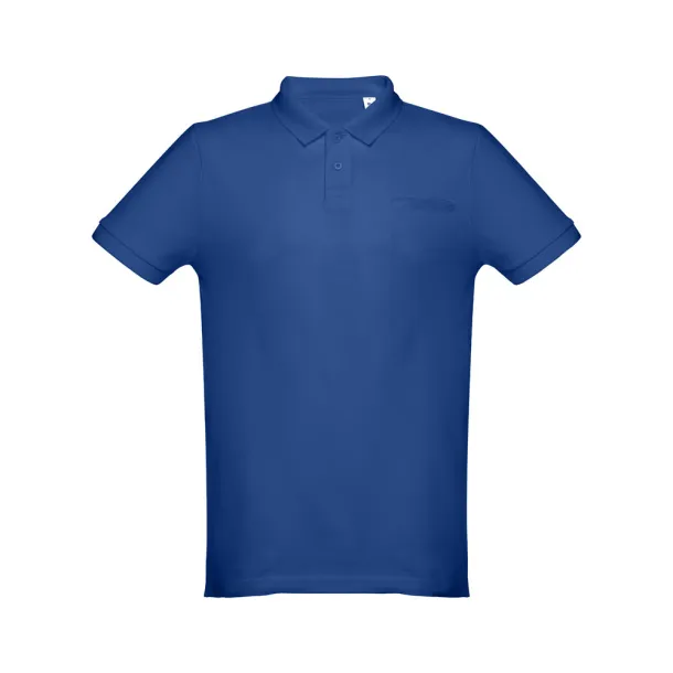 DHAKA Men's polo shirt Royal blue