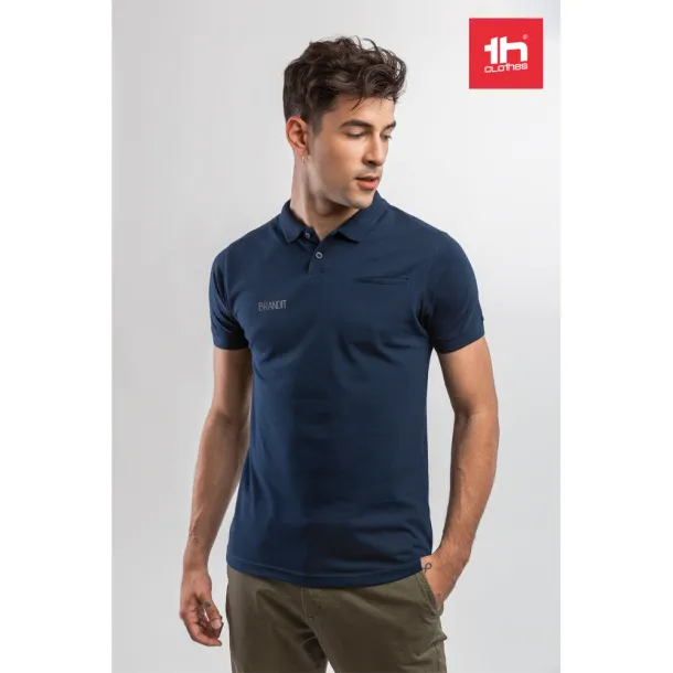 DHAKA Men's polo shirt Blue