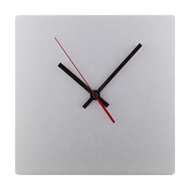 BeTime Alu B personalizirani zidni sat Srebrna