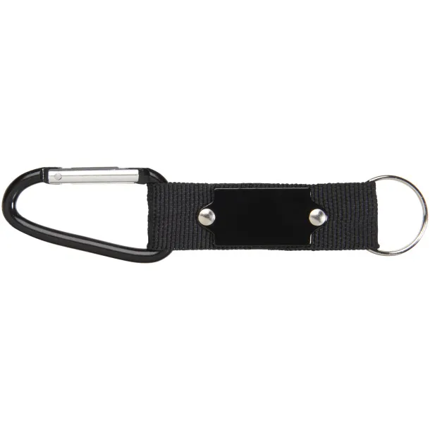 Strap carabiner keychain - Bullet Crna