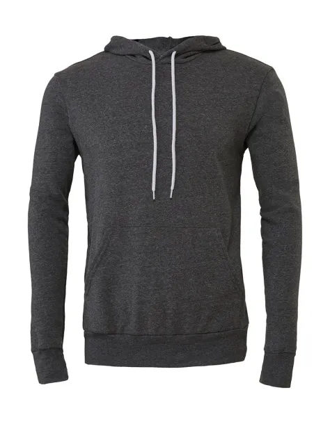  Unisex Poly-Cotton Pullover Hoodie - Bella+Canvas Deep Heather