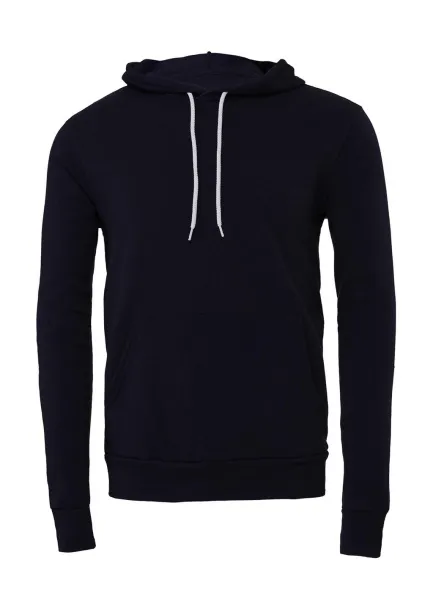  Unisex hoodie od poli pamuka - Bella+Canvas Mornarsko plava