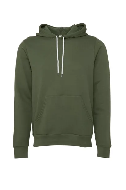  Unisex hoodie od poli pamuka - Bella+Canvas Military Green