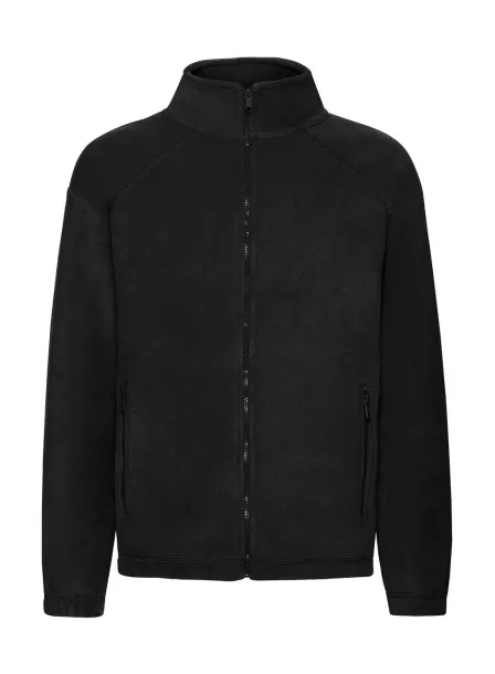  Kids Full Zip Fleece - Fruit of the Loom Black