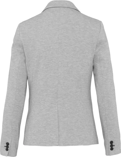  LADIES' KNIT JACKET - Kariban Light Grey Heather