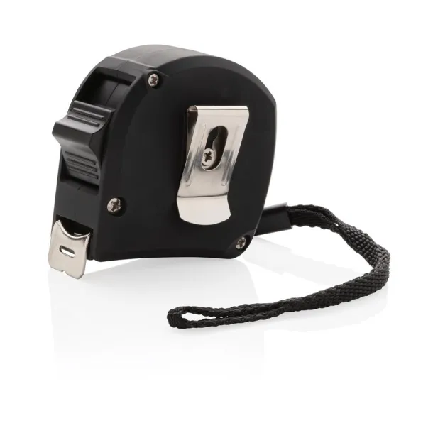 Bamboo measuring tape 5M/19mm Black