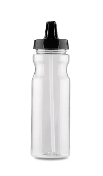 TRANCE Water bottle with straw  700 ml Crna
