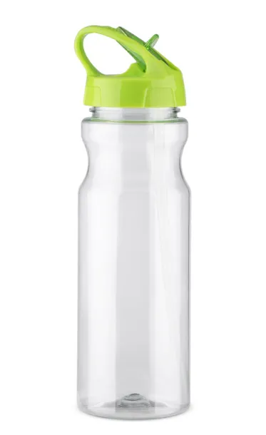 TRANCE Water bottle with straw  700 ml Svijetlo zelena